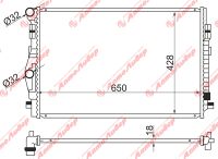 Радиатор SK-OCTAVIAIII-1218